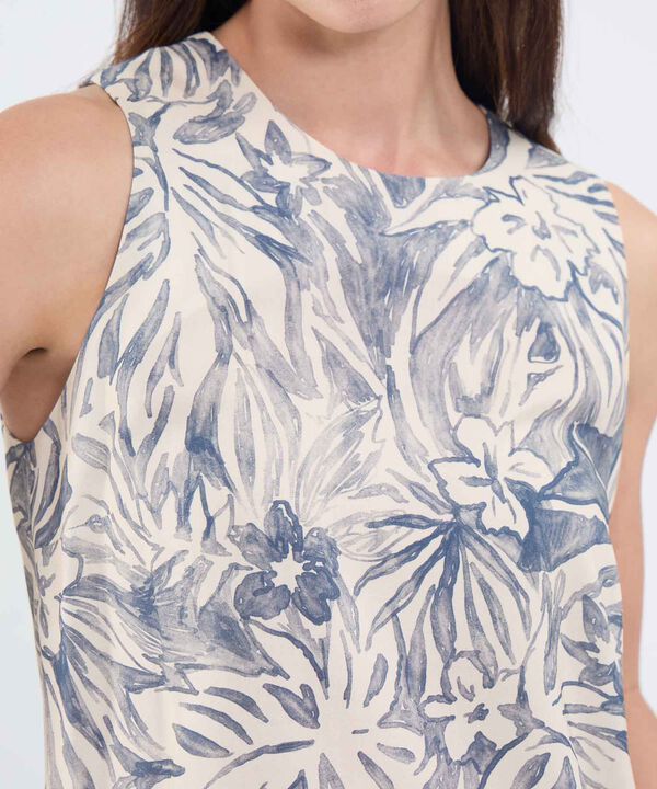Blusa Manga Sisa Estampada image number null