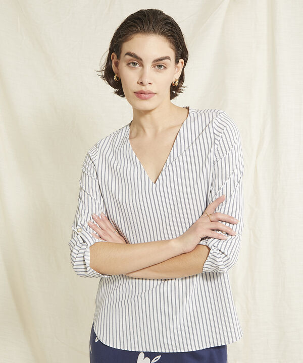 Blusa Manga 3/4 Estampada