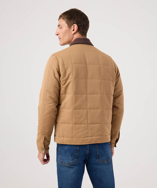 Chaqueta En Pana Acolchada Para Hombre