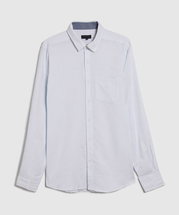 Camisa Unicolor Manga Larga