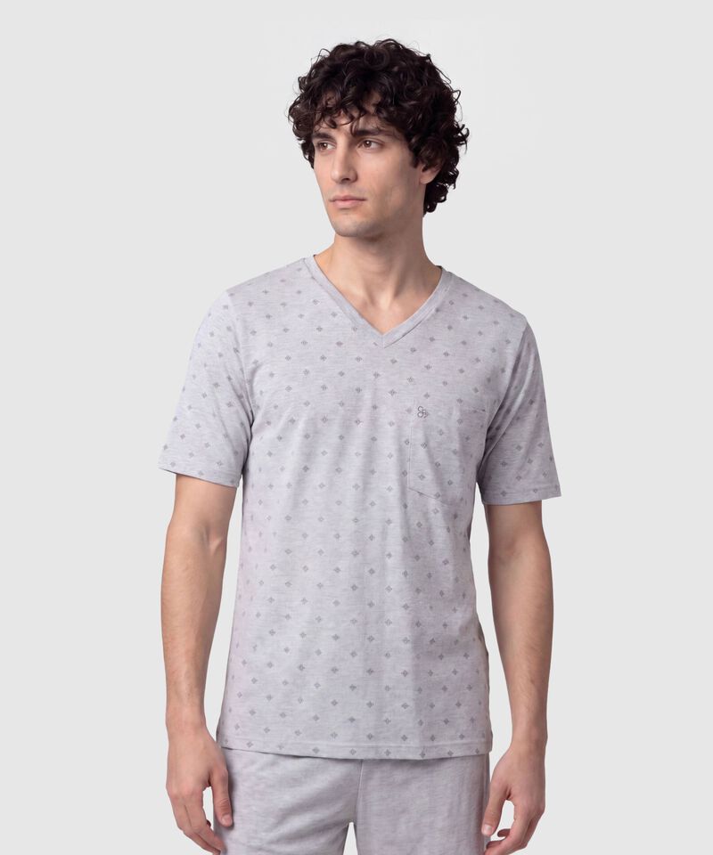 Pijama Corta con Estampado para Hombre