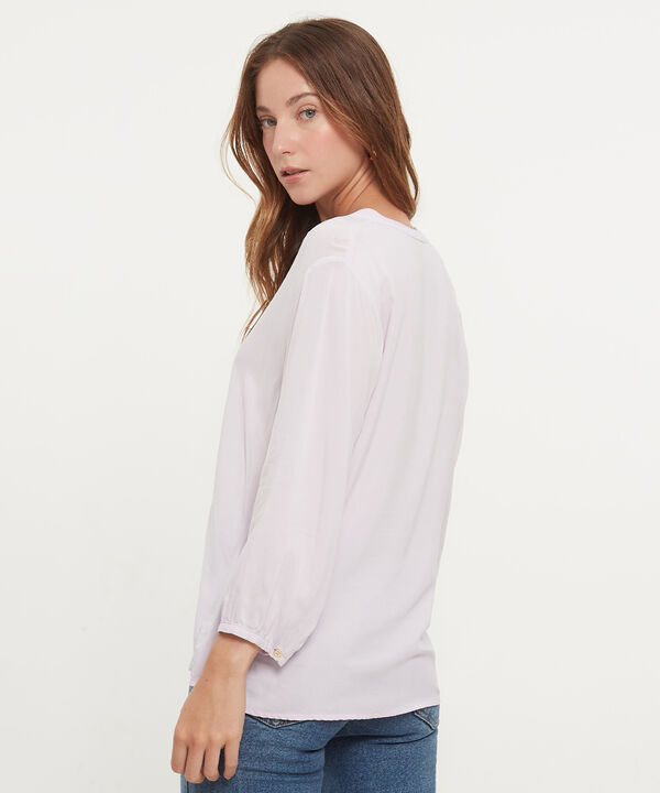Blusa Manga 3/4 Unicolor image number null