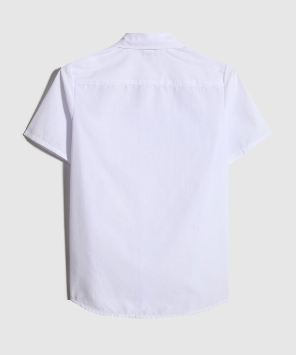 Camisa Niño Junior Manga Corta Unicolor