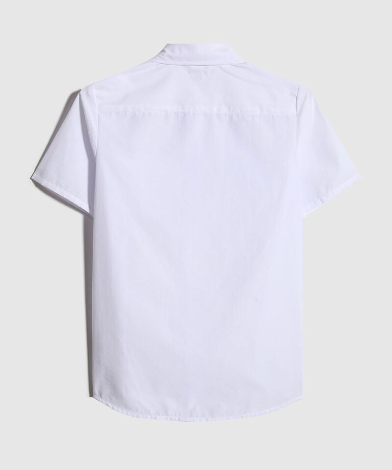Camisa Niño Junior Manga Corta Unicolor