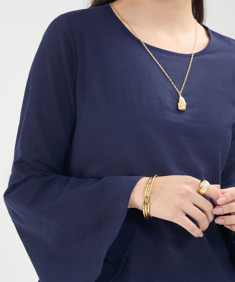Blusa Manga Larga Acampanada