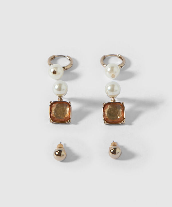 Aretes Set X 4 Pares De Aretes Ref. Kf231-0128-1 image number null