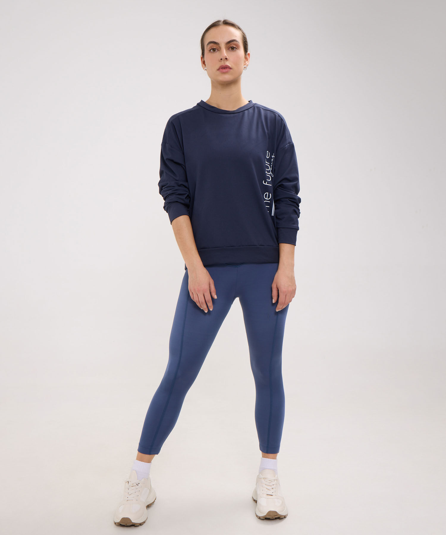 Buzo Unicolor Con Cortes, Sport Lineas