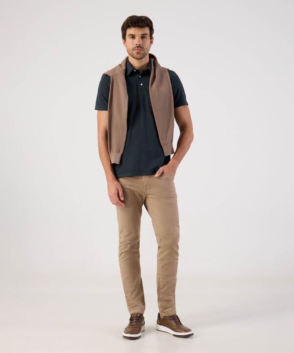 Polo Con Bolsillo Frontal Para Hombre image number null