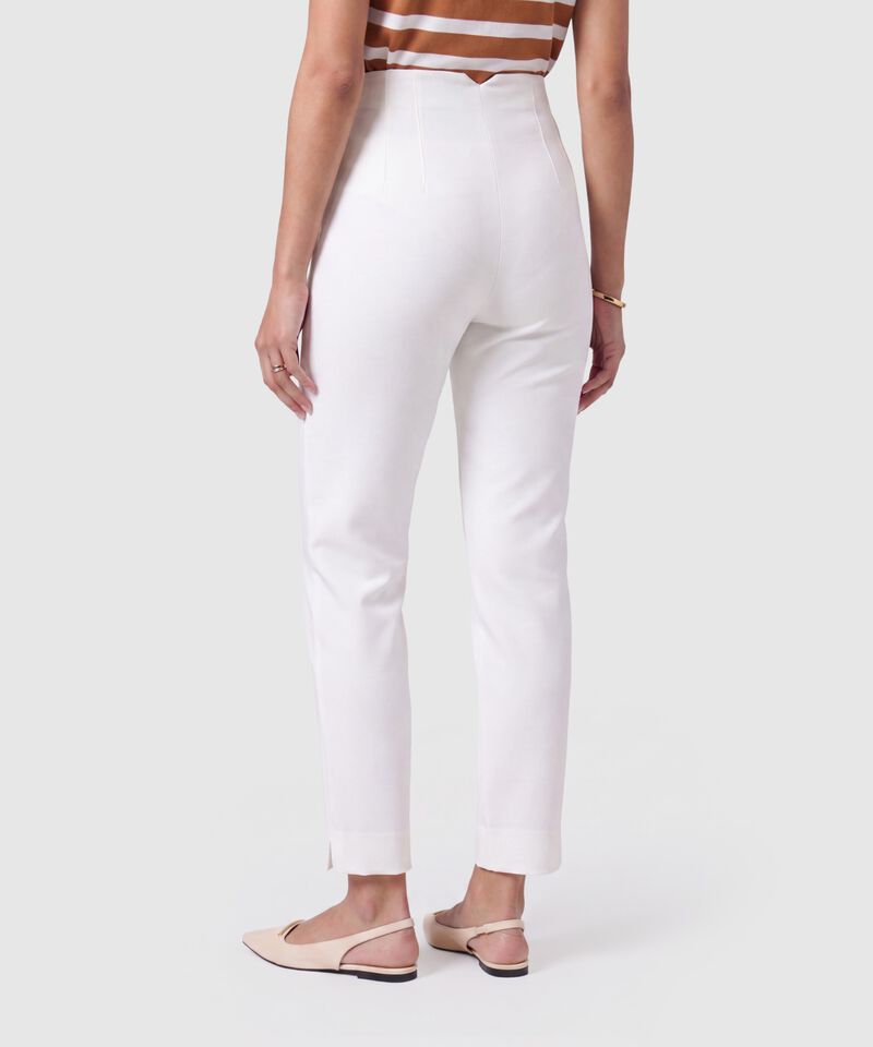Pantal&oacute;n Ajustado De Tiro Alto Mujer
