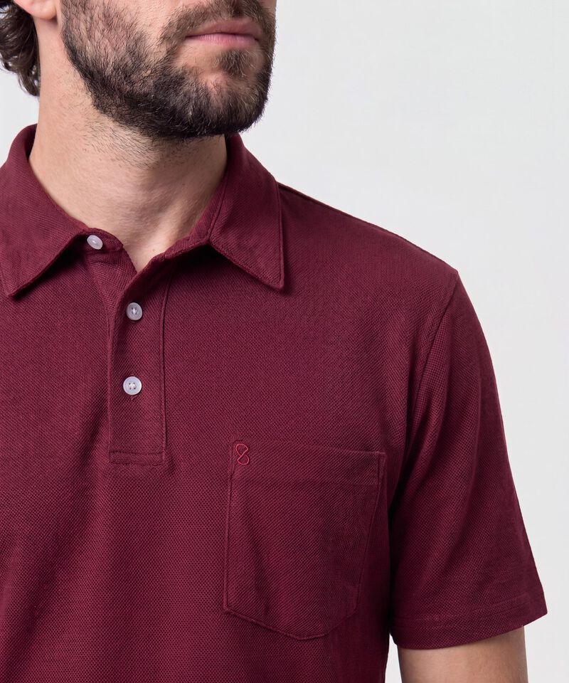 Polo Con Bolsillo De Parche Para Hombre