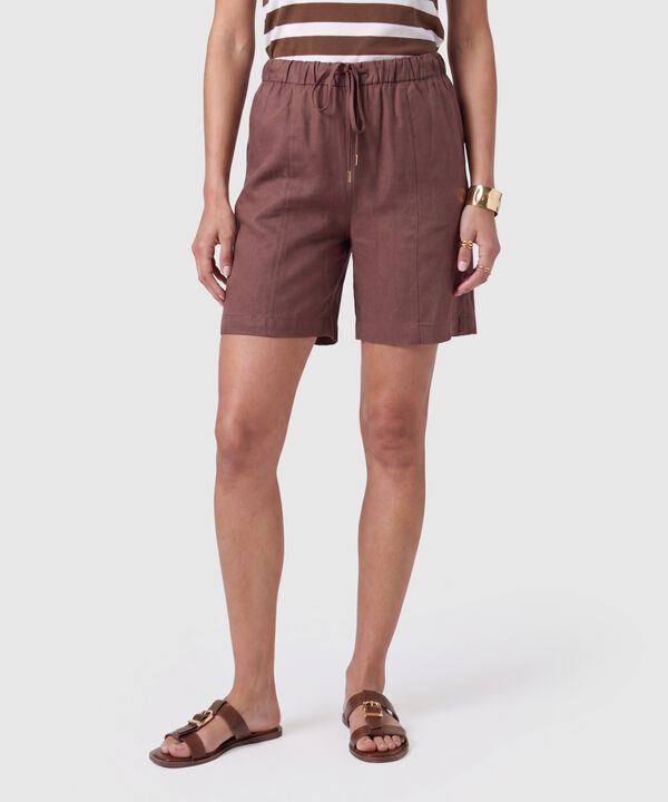 Bermuda Casual Ajustable con Cord&oacute;n Mujer image number null