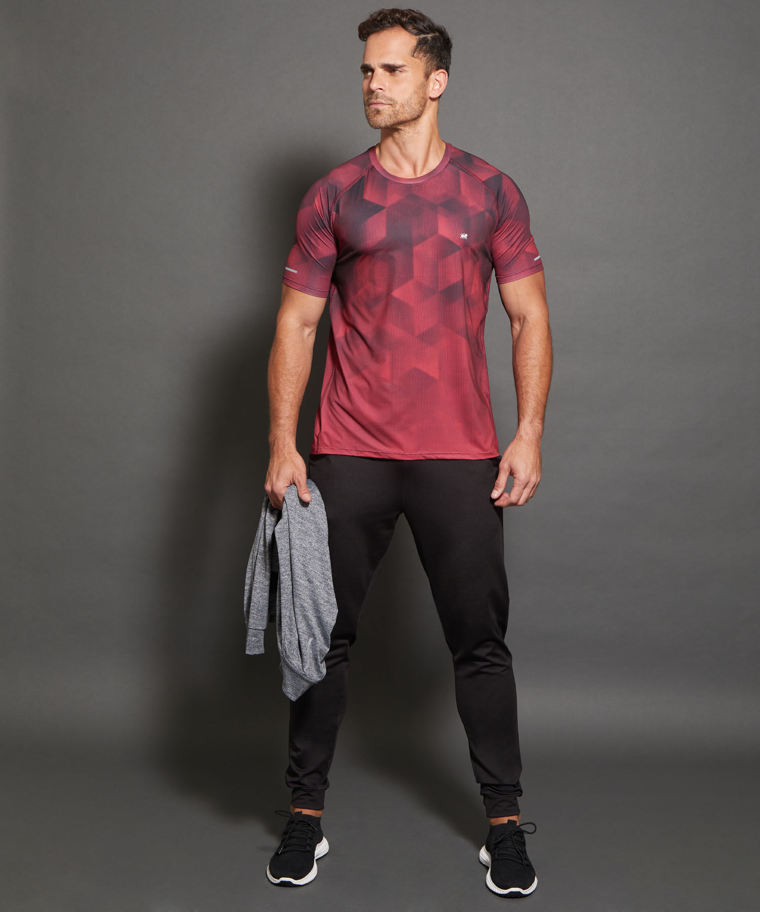 Camiseta Manga Ranglan Corta Sublimada Con Degrade, Sport L&iacute;neas Patprimo