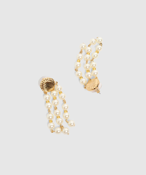 Aretes Cascada De Perlas Para Mujer