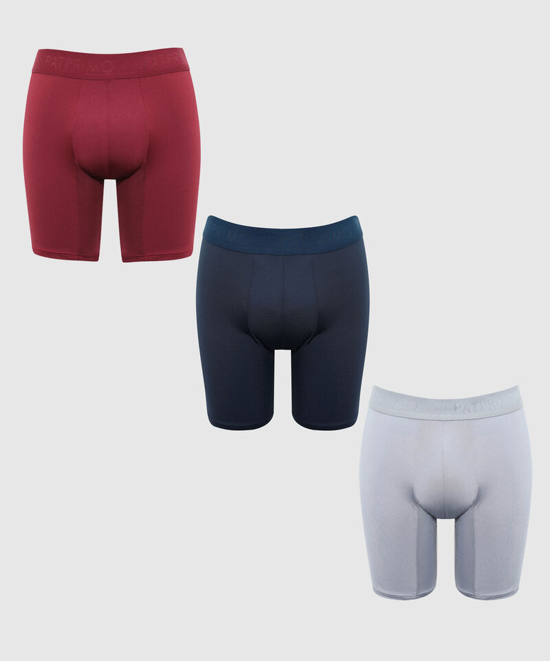 Pack X3 Boxer Para Hombre De Microfibra