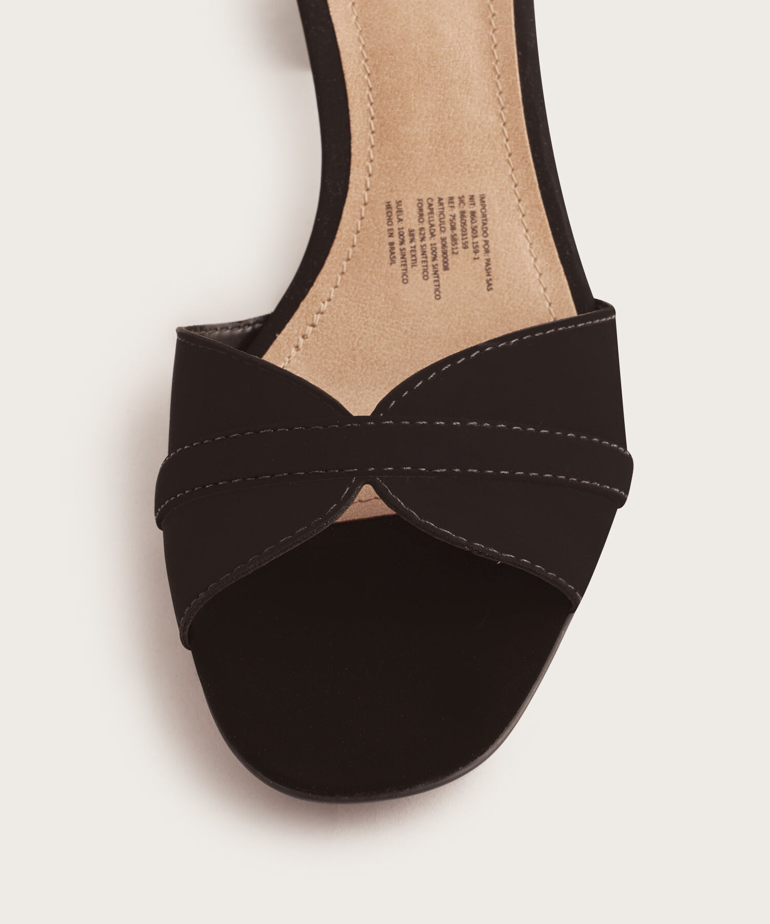 Sandalias De Tac&oacute;n Con Tiras Cruzadas Para Mujer