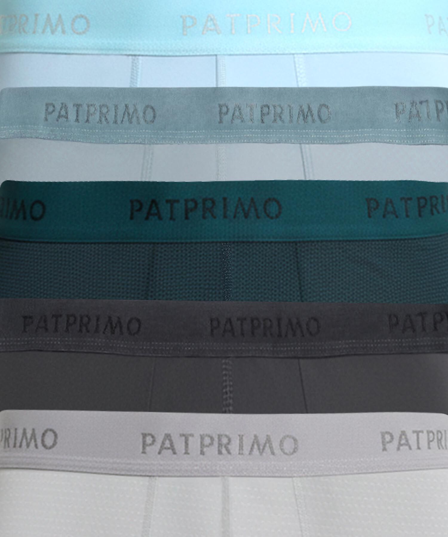 Pack x5 B&oacute;xer Ajustado con El&aacute;stico para Hombre