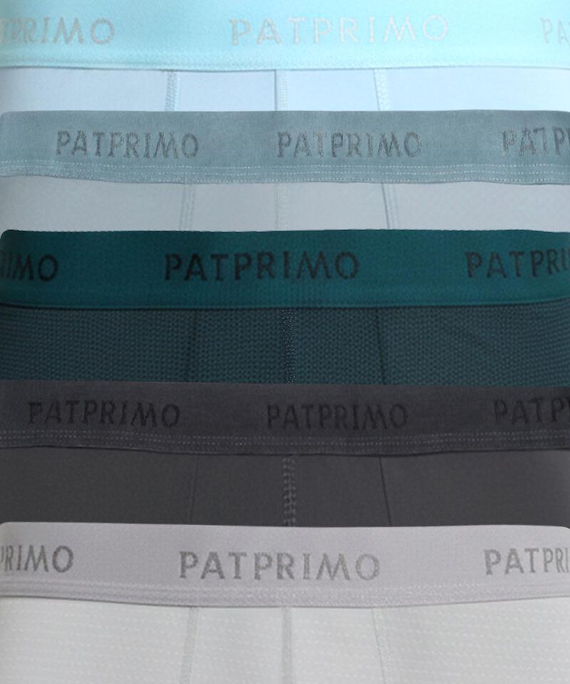 Pack x5 B&oacute;xer Ajustado con El&aacute;stico para Hombre