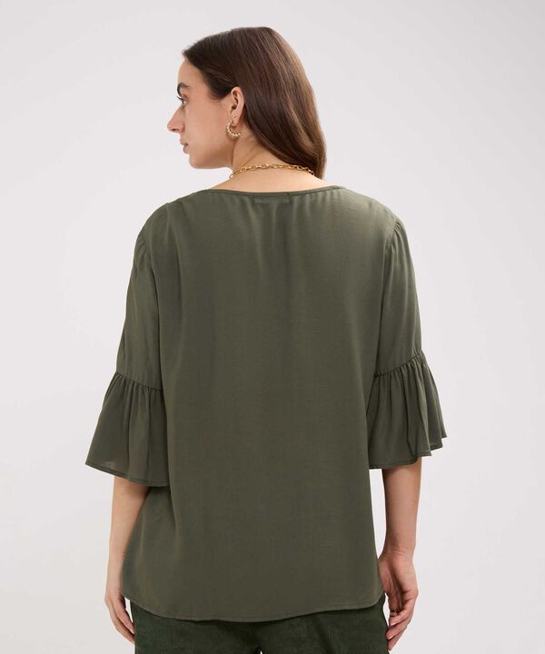 Blusa Escote de Herradura