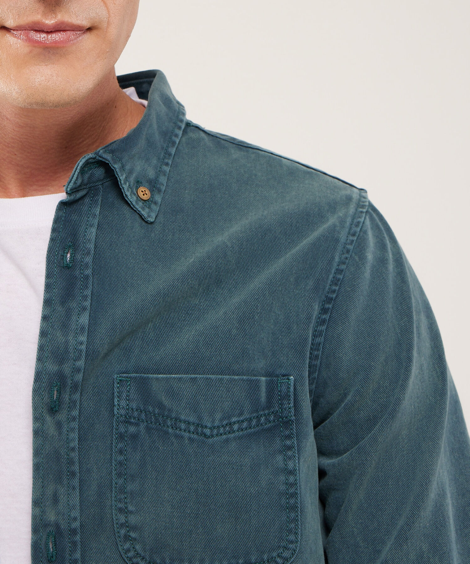 Chaqueta Sobrecamisa Verde