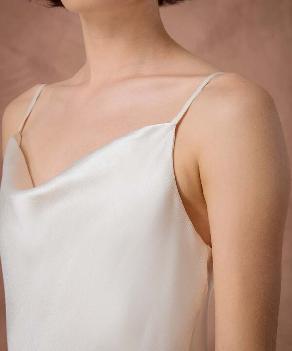 Vestido Unicolor Satinado  image number null