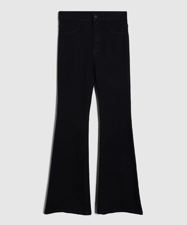 Jean Jegging Flare Azul Oscuro