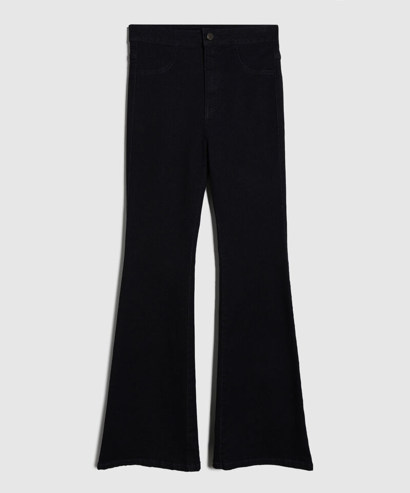 Jean Jegging Flare Azul Oscuro
