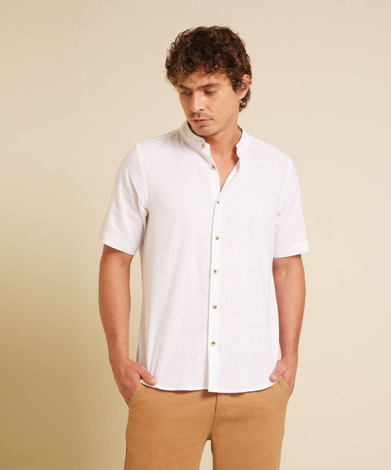 Camisa Manga Corta Cuello Neru