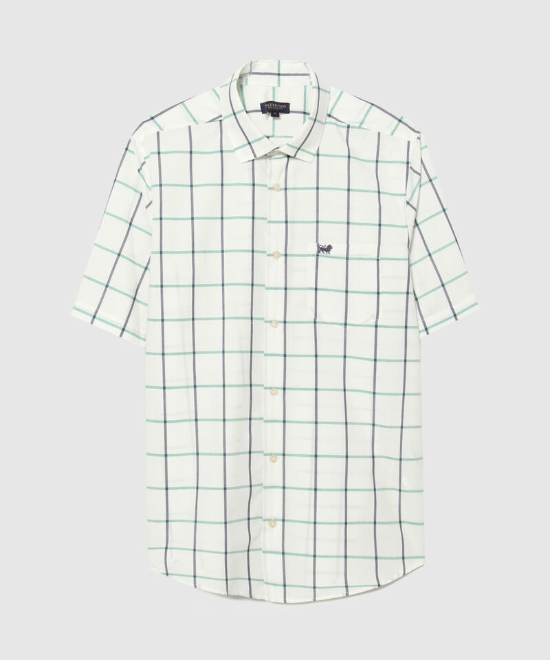 Camisa a Cuadros Manga Corta