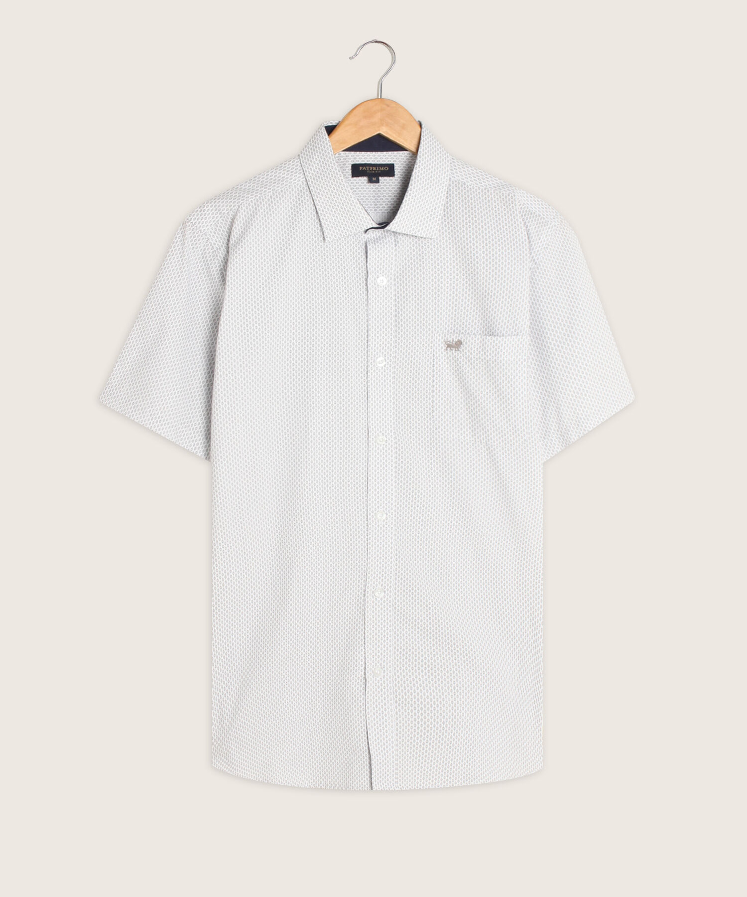 Camisa Manga Corta Con Bolsillo