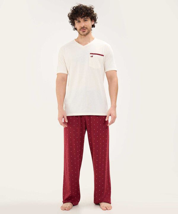 Conjunto de Pijama Estampada image number null