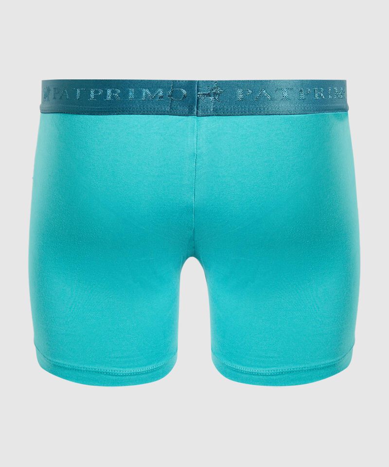 Boxer Para Hombre Con Detalles En Contraste Lycra-Algodón