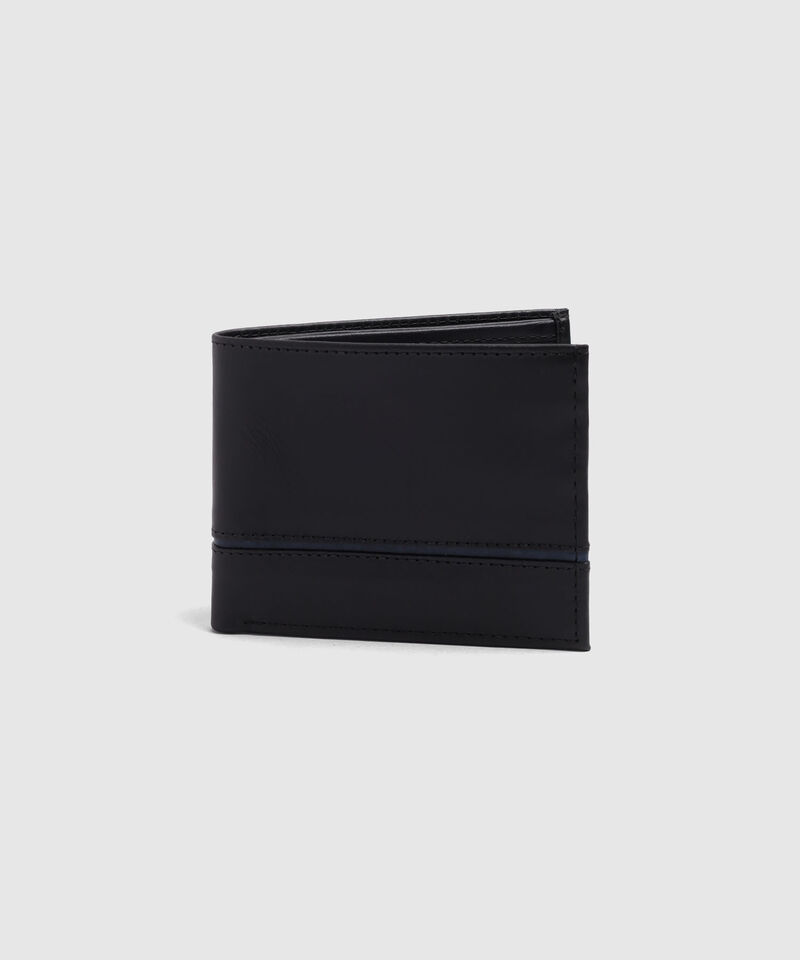 Billetera Bifold Con Franja Horizontal