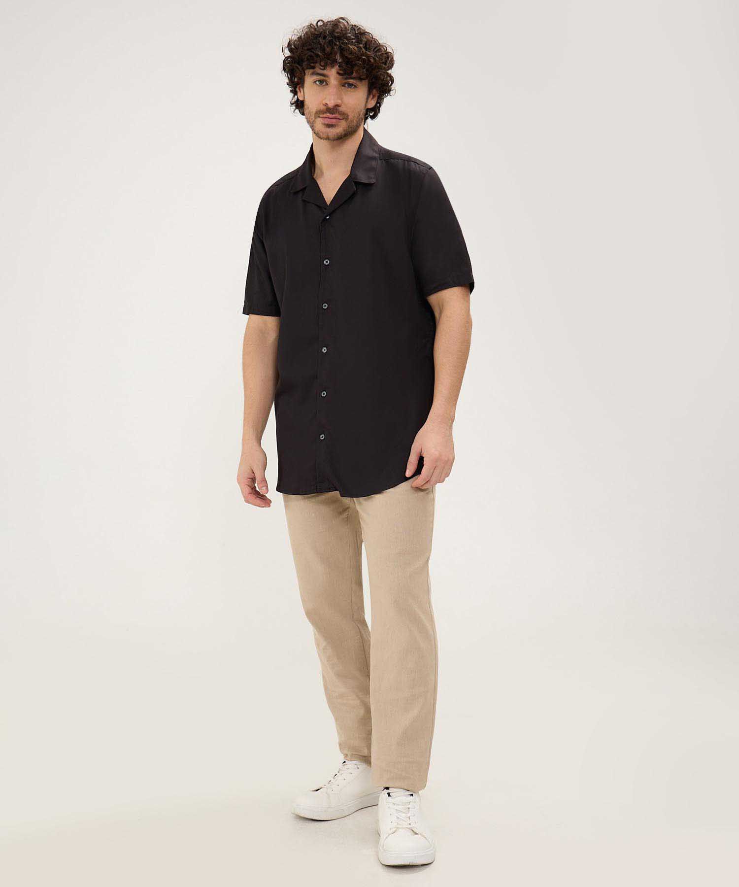 Camisa Resort Manga Corta