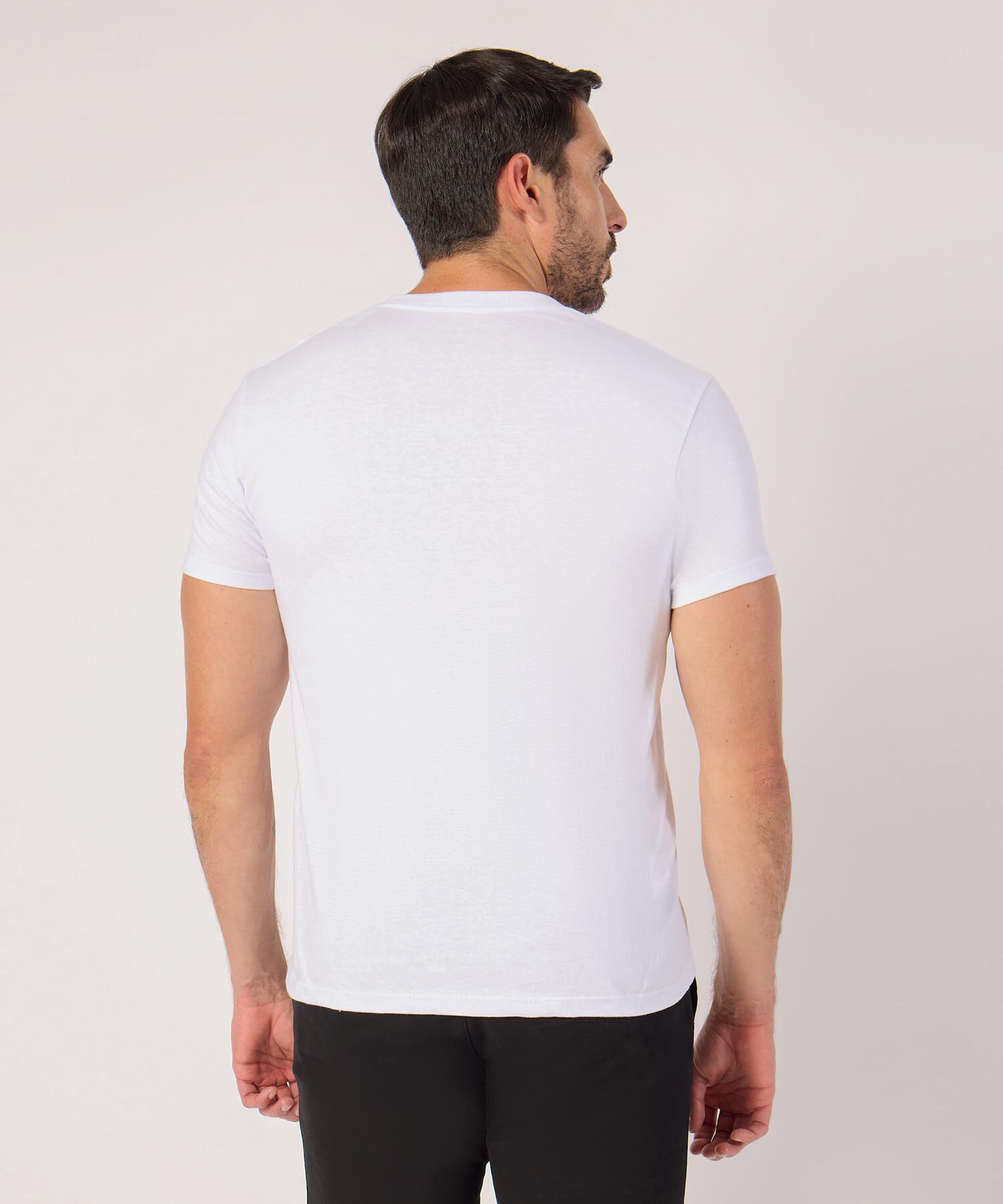 Camiseta Estampada Manga Corta 