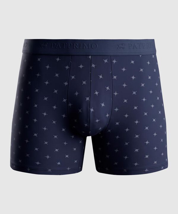 B&oacute;xer Ajustado Estampado Para Hombre image number null