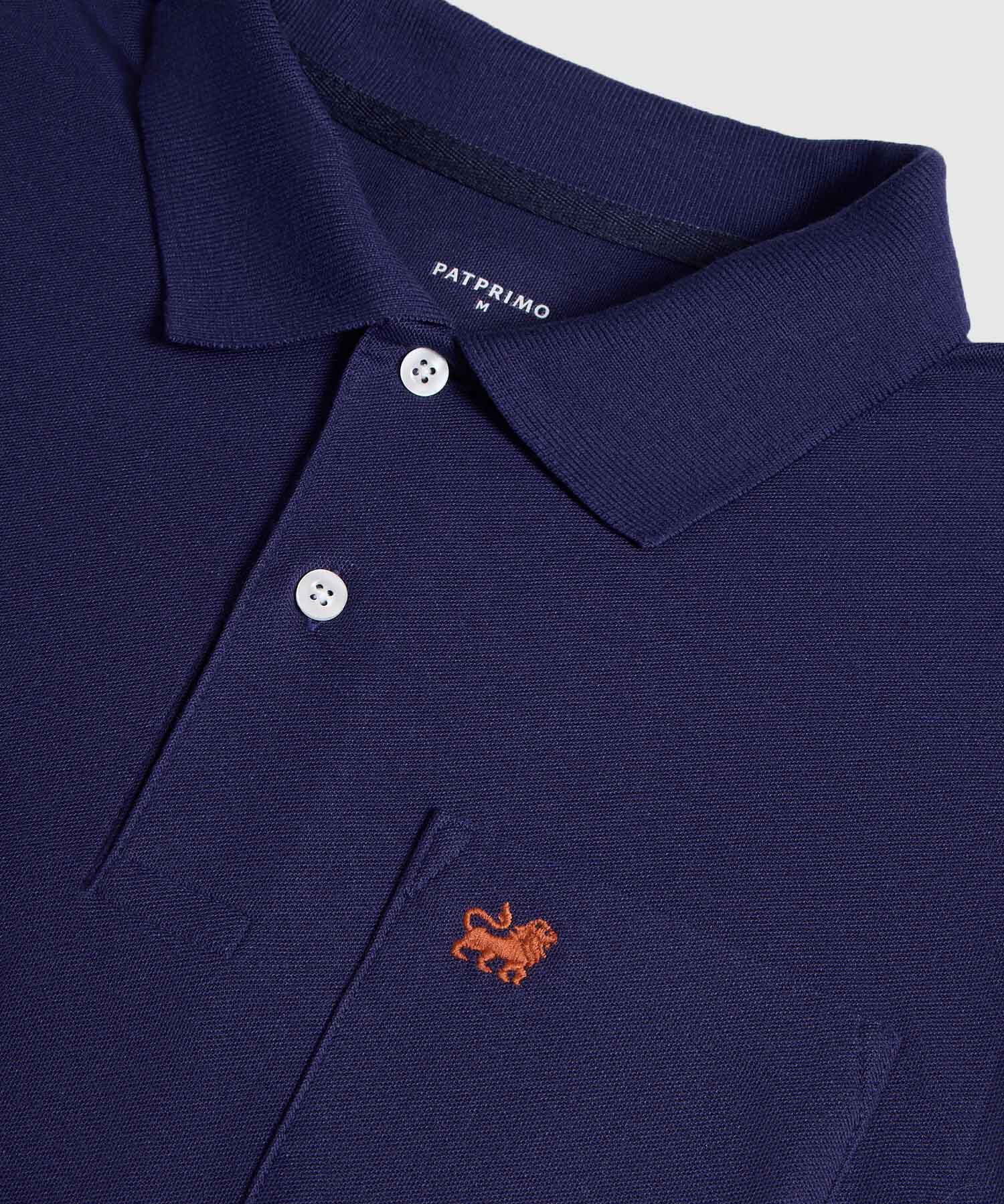 Polo Unicolor Con Bolsillo 