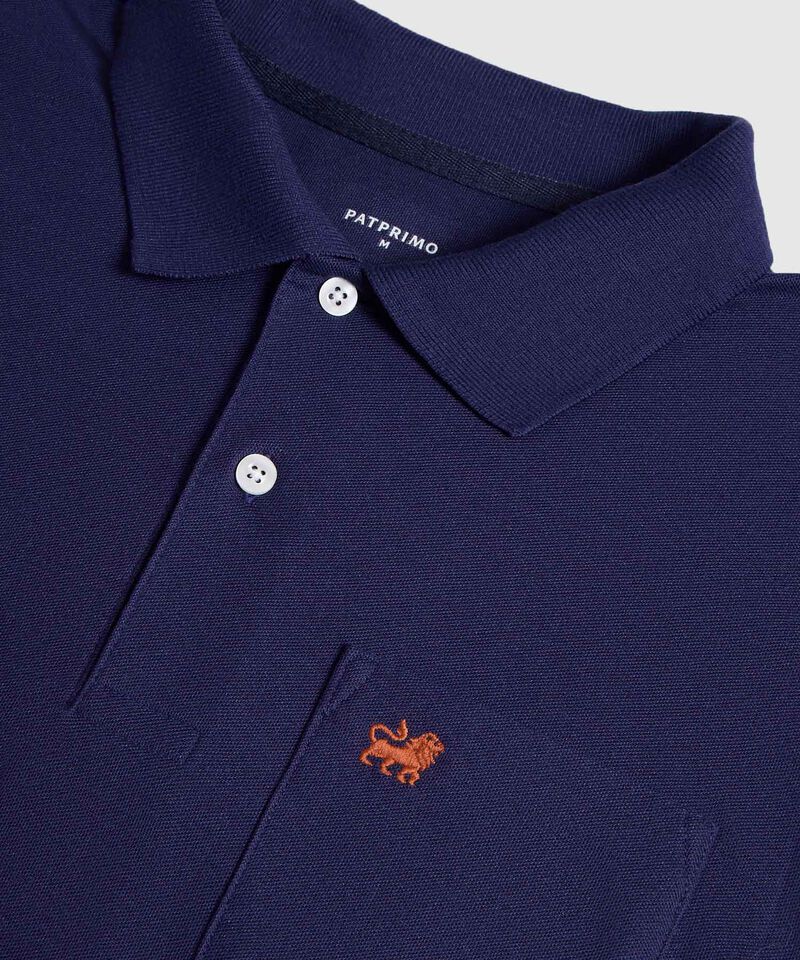 Polo Unicolor Con Bolsillo 