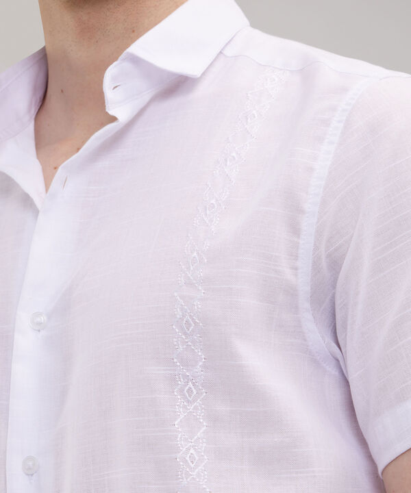 Camisa Guayabera Manga Corta image number null