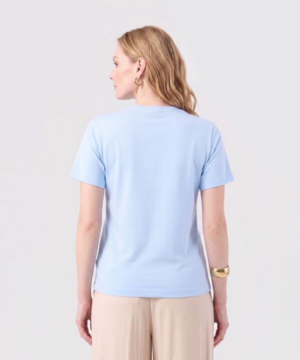 Camiseta Con Bordado Para Mujer