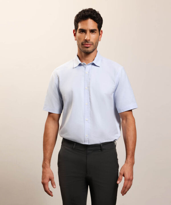 Camisa Oxford Unicolor image number null