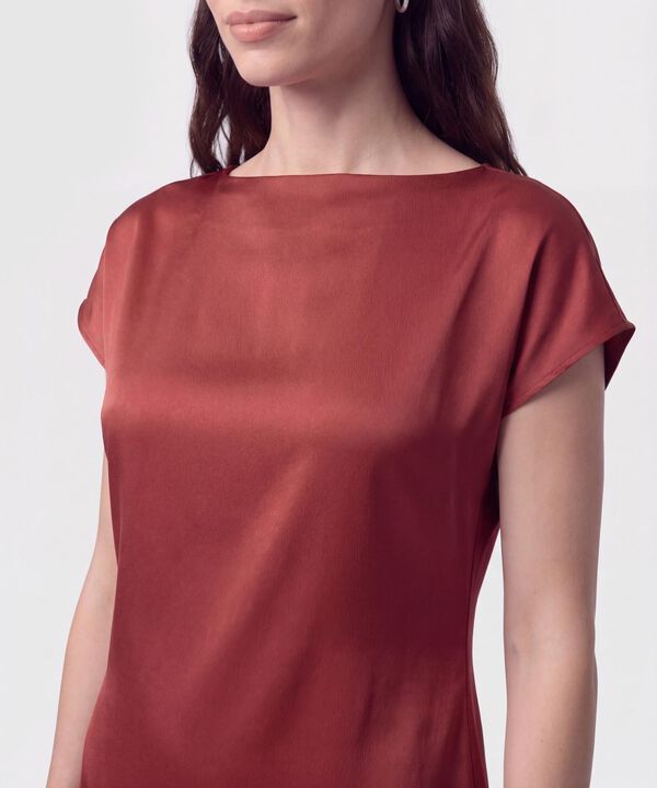 Vestido Unicolor con Cintur&oacute;n para Mujer