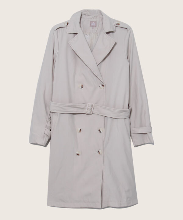 Chaqueta Tipo Trench Con Doble Abotonadura