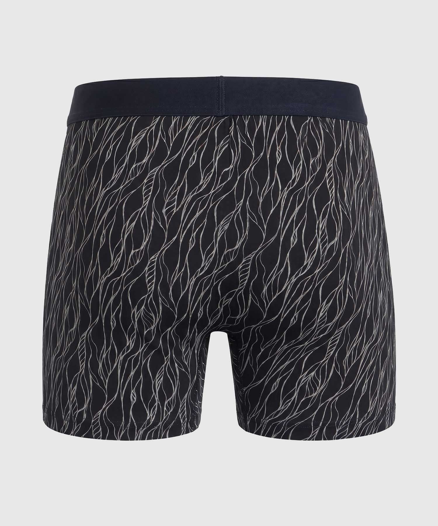 B&oacute;xer Medio Con Estampado Para Hombre