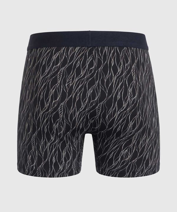 B&oacute;xer Medio Con Estampado Para Hombre