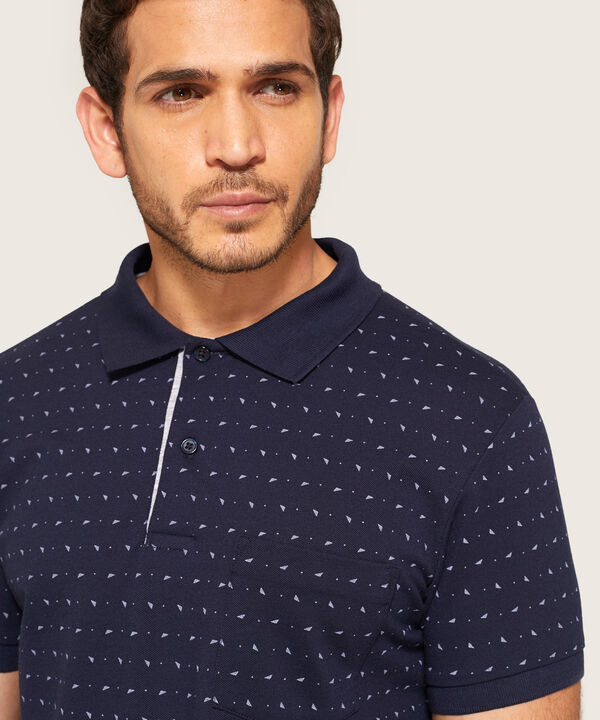 Polo Corte Slim Fit Blanco