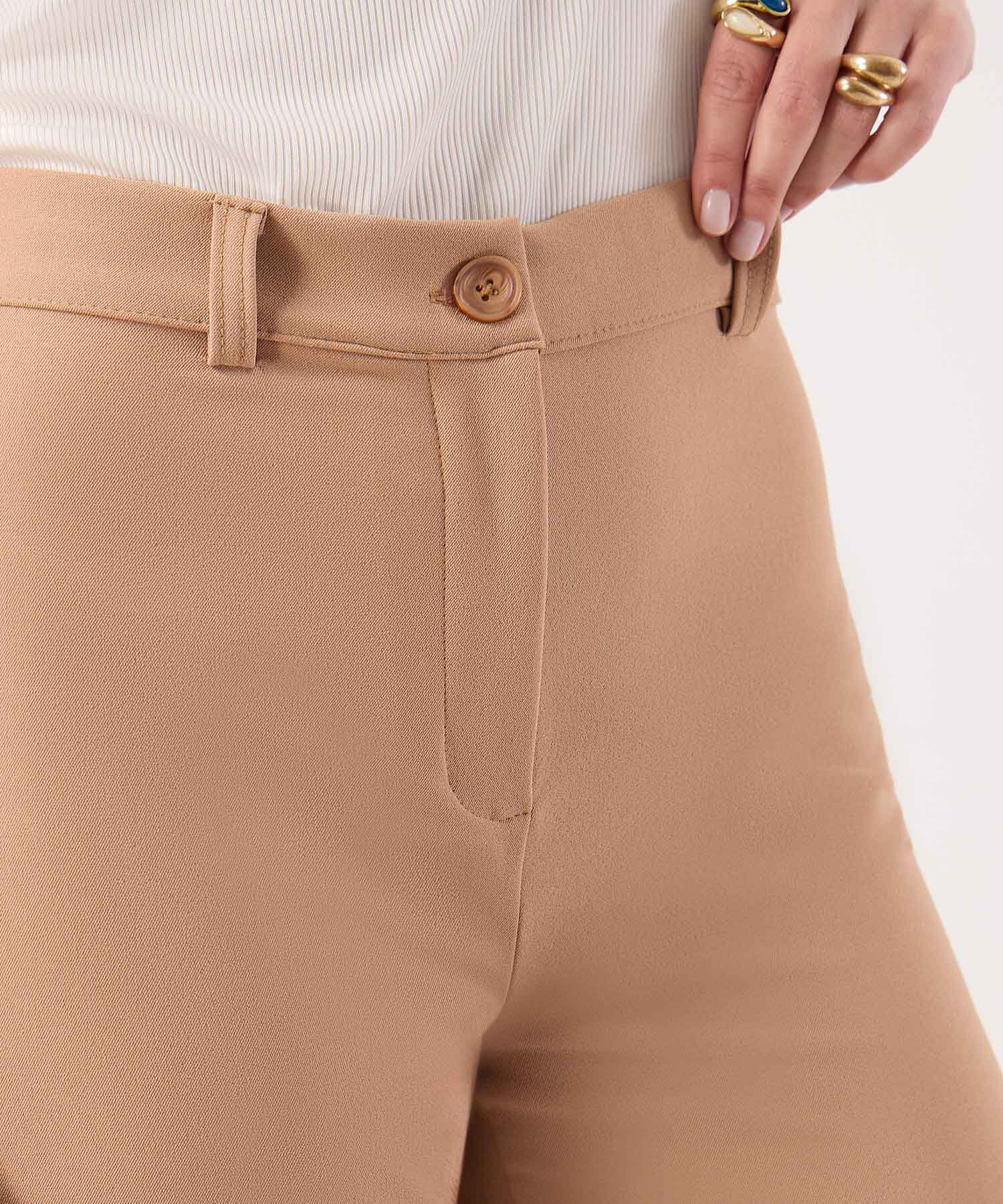 Pantalon Clásico Unicolor