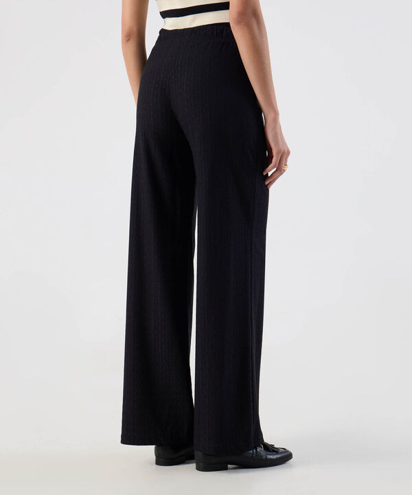 Pantal&oacute;n Tejido Amplio C&oacute;modo Para Mujer