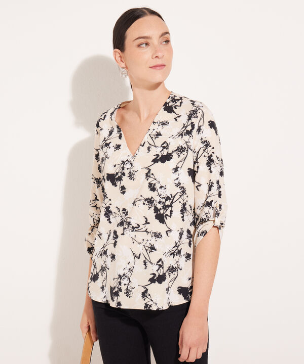 Blusa Manga 3/4 Estampada image number null