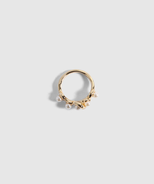 Anillo Dorado con Perlas image number null