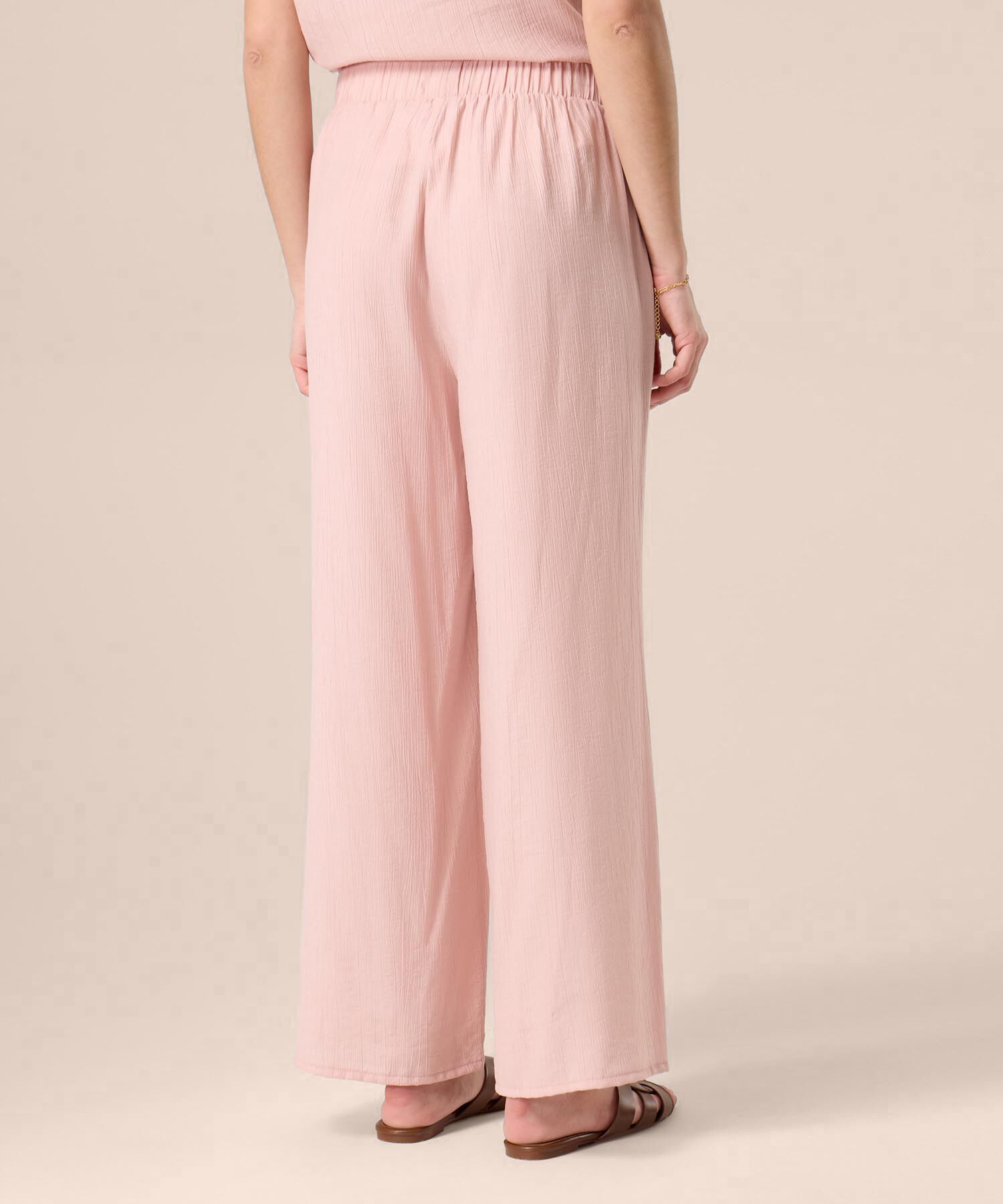 Pantal&oacute;n Fluido De Silueta Amplia Para Mujer